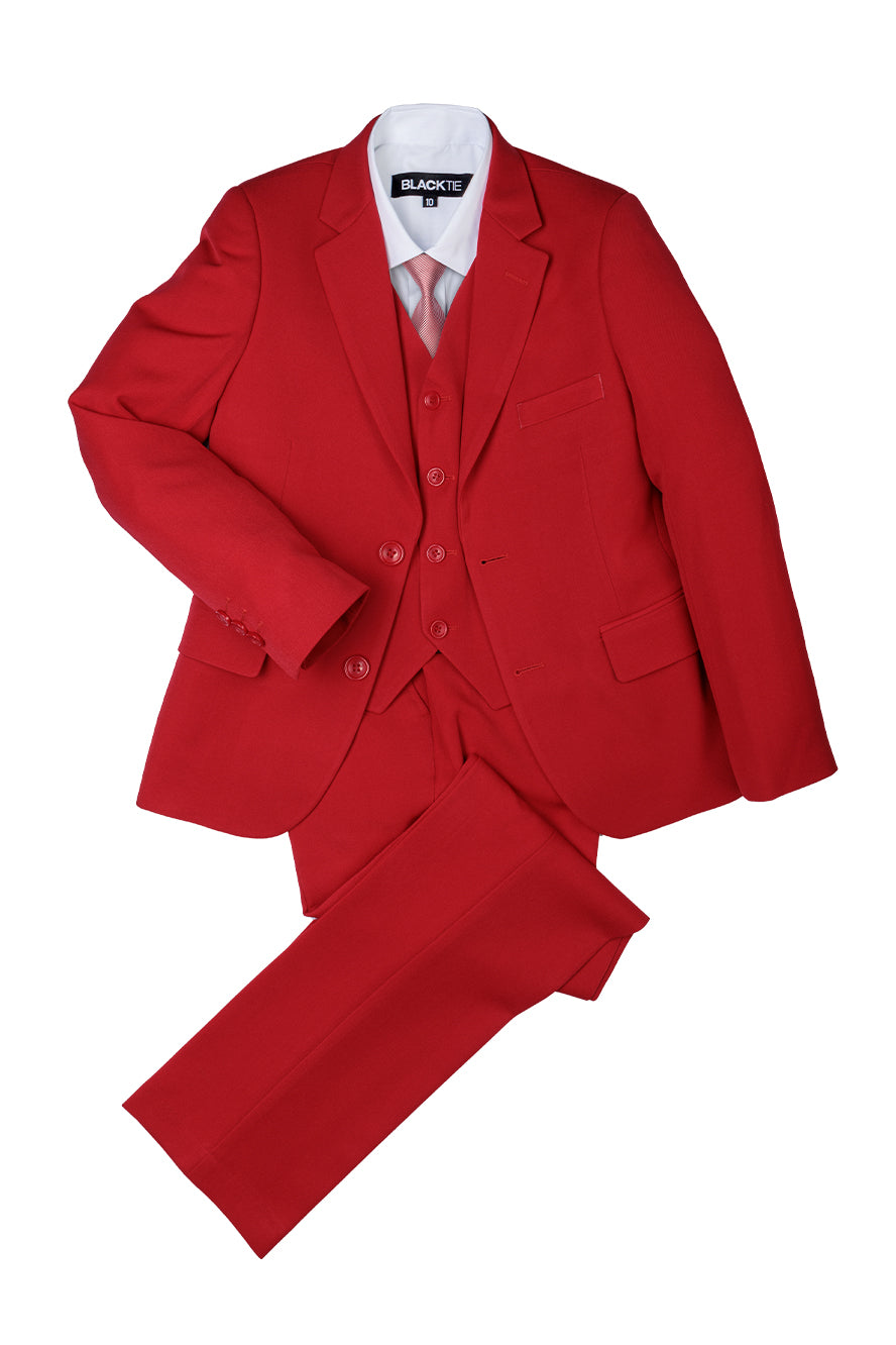 Boys 5-Piece Sophisticated Red popular Suit