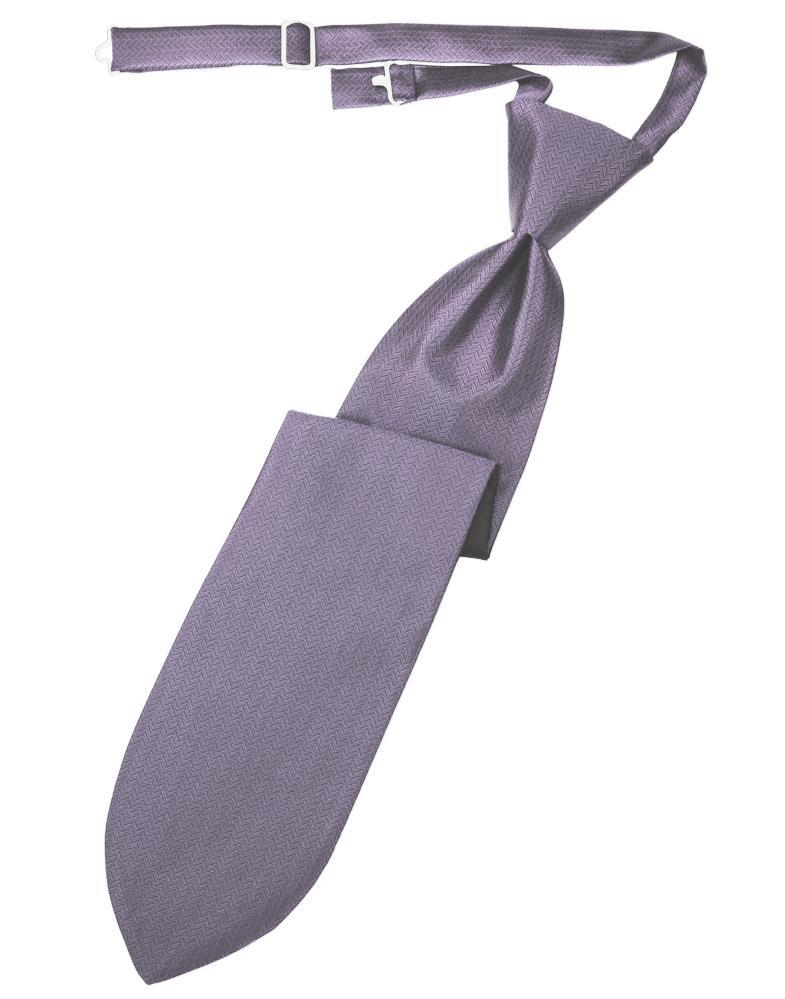 Cardi Heather Herringbone Kids Necktie