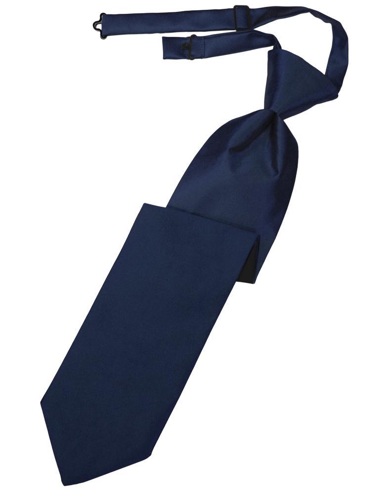 Cardi Peacock Luxury Satin Kids Necktie