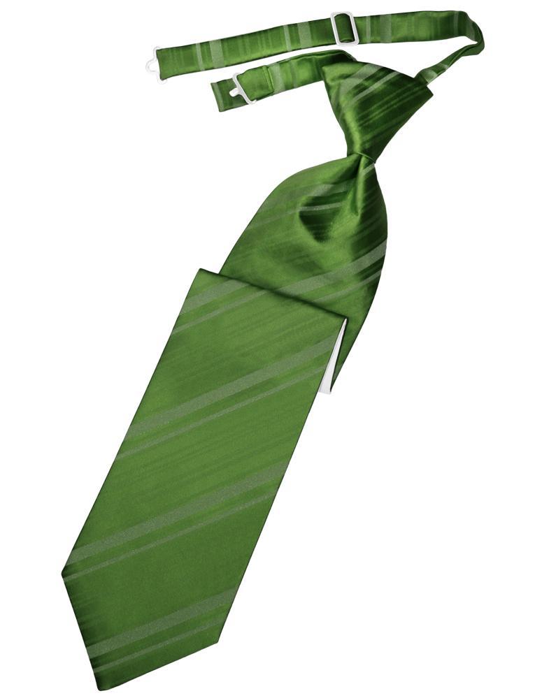 Cardi Clover Striped Satin Kids Necktie