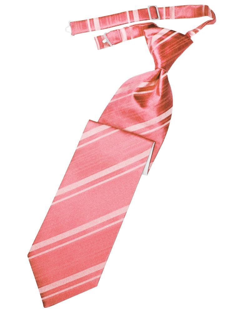 Cardi Guava Striped Satin Kids Necktie