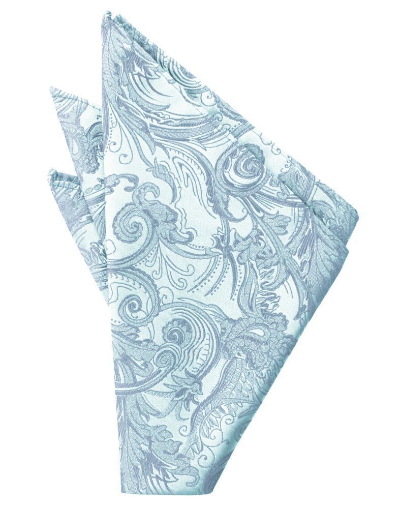 Light Blue Tapestry Pocket Square LittleTuxedos